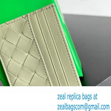 Bottega Veneta Intrecciato Credit Card Case apple green 2024