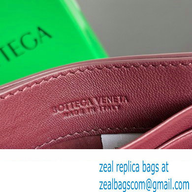 Bottega Veneta Intrecciato Credit Card Case burgundy 2024 - Click Image to Close