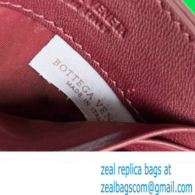 Bottega Veneta Intrecciato Credit Card Case burgundy 2024