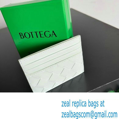 Bottega Veneta Intrecciato Credit Card Case light green 2024