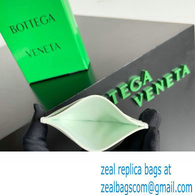 Bottega Veneta Intrecciato Credit Card Case light green 2024 - Click Image to Close