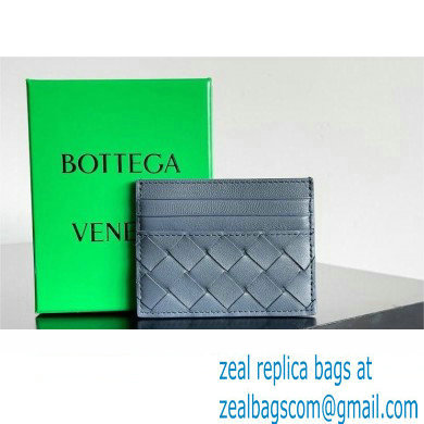 Bottega Veneta Intrecciato Credit Card Case navy blue 2024