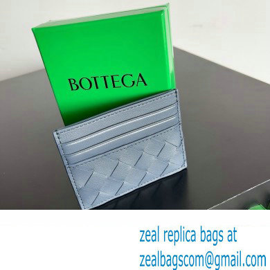 Bottega Veneta Intrecciato Credit Card Case navy blue 2024