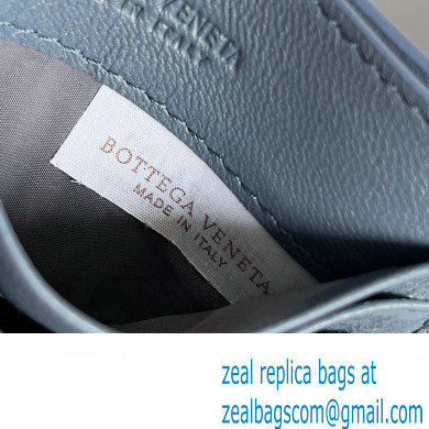Bottega Veneta Intrecciato Credit Card Case navy blue 2024