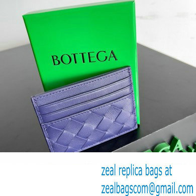 Bottega Veneta Intrecciato Credit Card Case royal blue 2024