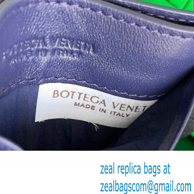 Bottega Veneta Intrecciato Credit Card Case royal blue 2024 - Click Image to Close