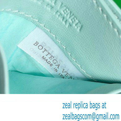 Bottega Veneta Intrecciato Credit Card Case sky blue 2024 - Click Image to Close