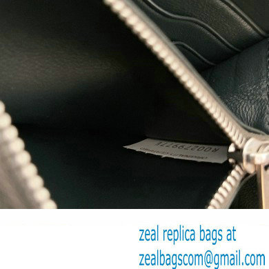 Bottega Veneta Intrecciato Zip Around Wallet Dark Gray 2023