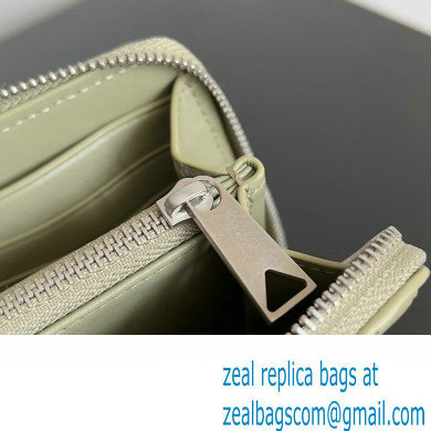 Bottega Veneta Intrecciato Zip Around Wallet Taupe 2023 - Click Image to Close