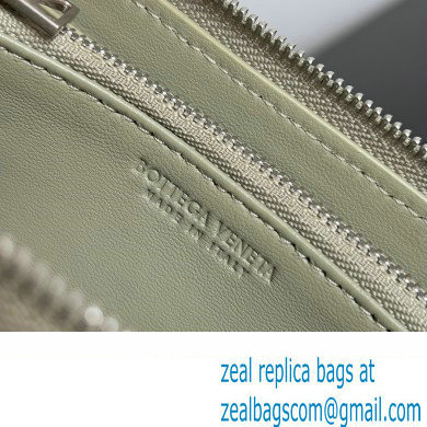 Bottega Veneta Intrecciato Zip Around Wallet Taupe 2023 - Click Image to Close
