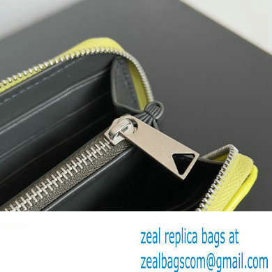 Bottega Veneta Intrecciato Zip Around Wallet Yellow 2023