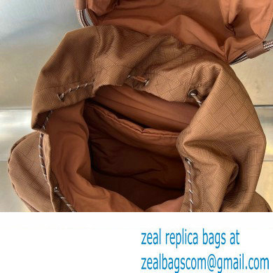 Bottega Veneta Jacquard fabric Rucksack backpack bag 718085 Brown 2023