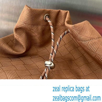 Bottega Veneta Jacquard fabric Rucksack backpack bag 718085 Brown 2023 - Click Image to Close