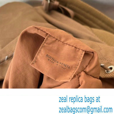 Bottega Veneta Jacquard fabric Rucksack backpack bag 718085 Brown 2023 - Click Image to Close
