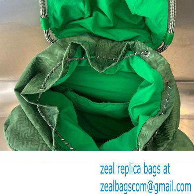 Bottega Veneta Jacquard fabric Rucksack backpack bag 718085 Green 2023
