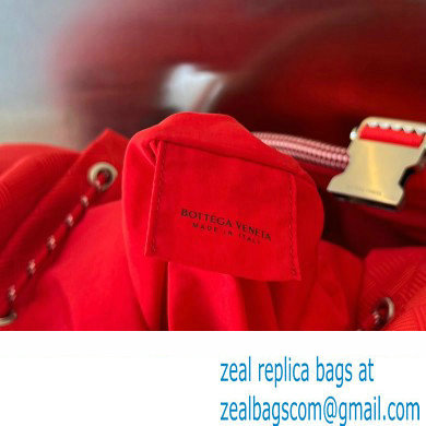 Bottega Veneta Jacquard fabric Rucksack backpack bag 718085 Red 2023