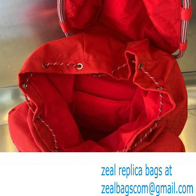 Bottega Veneta Jacquard fabric Rucksack backpack bag 718085 Red 2023 - Click Image to Close