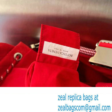 Bottega Veneta Jacquard fabric Rucksack backpack bag 718085 Red 2023 - Click Image to Close