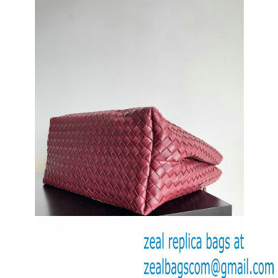 Bottega Veneta Large Andiamo Top Handle Bag in Intrecciato Leather 743575 barolo 2023