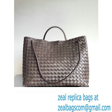 Bottega Veneta Large Andiamo Top Handle Bag in Intrecciato Leather 743575 fondant 2023 - Click Image to Close