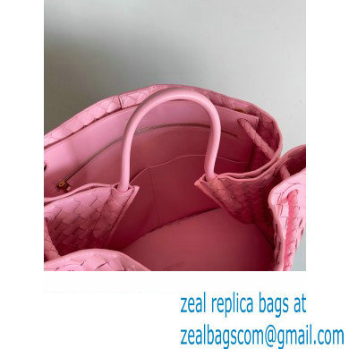 Bottega Veneta Large Andiamo Top Handle Bag in Intrecciato Leather 743575 ribbon 2023