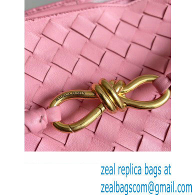Bottega Veneta Large Andiamo Top Handle Bag in Intrecciato Leather 743575 ribbon 2023