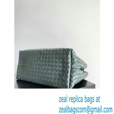 Bottega Veneta Large Andiamo Top Handle Bag in Intrecciato Leather 743575 slate 2023 - Click Image to Close
