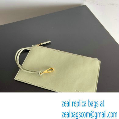 Bottega Veneta Large Cabat padded Intreccio leather and canvas tote bag Green 2023
