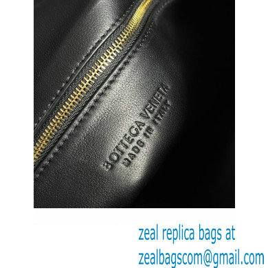 Bottega Veneta Large Hop Intrecciato leather shoulder bag Black 2023