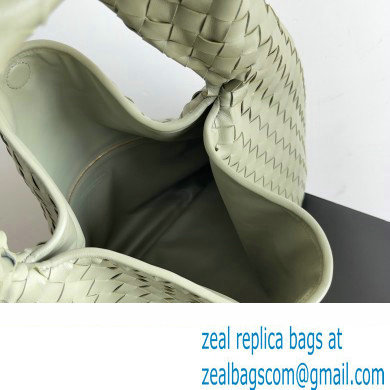 Bottega Veneta Large Hop Intrecciato leather shoulder bag Green 2023 - Click Image to Close