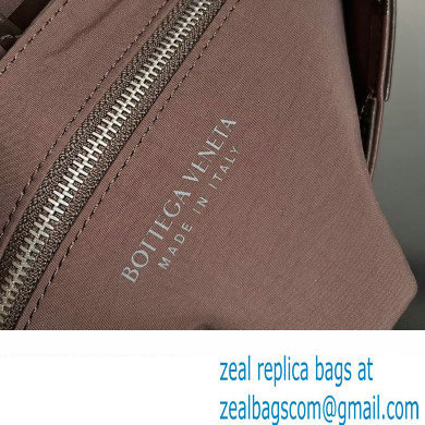 Bottega Veneta Medium Cassette Intreccio leather cross-body bag with multicolor check 2023