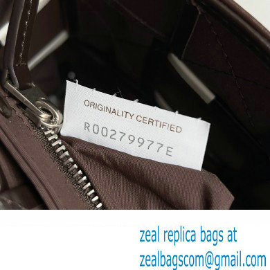 Bottega Veneta Medium Cassette Intreccio leather cross-body bag with multicolor check 2023