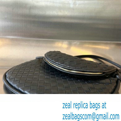 Bottega Veneta Medium Gemelli Intrecciato leather shoulder bag 764281 Black 2023