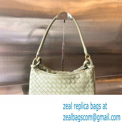 Bottega Veneta Medium Gemelli Intrecciato leather shoulder bag 764281 TRAVERTINE 2023