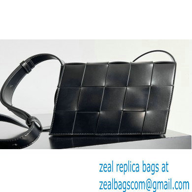 Bottega Veneta Medium Speed Cassette Intreccio leather cross-body bag 2023 - Click Image to Close