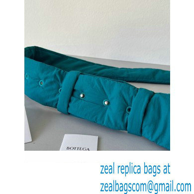 Bottega Veneta Medium padded Tech Cassette intreccio nylon cross-body bag Blue 2023 - Click Image to Close