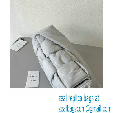 Bottega Veneta Medium padded Tech Cassette intreccio nylon cross-body bag PLASTER 2023