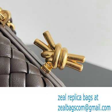 Bottega Veneta Minaudiere knot clutch Fondant 2024