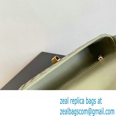 Bottega Veneta Mini Andiamo Cross-Body Intrecciato leather bag TRAVERTINE with metallic knot closure 2024 - Click Image to Close
