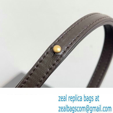 Bottega Veneta Mini Hop Intrecciato leather cross-body Bag with detachable strap FONDANT 2024