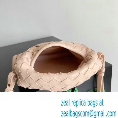 Bottega Veneta Mini Hop Intrecciato leather cross-body Bag with detachable strap pink 2024 - Click Image to Close