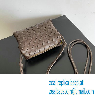 Bottega Veneta Mini Loop Camera Intrecciato leather cross-body Bag FONDANT 2024 - Click Image to Close