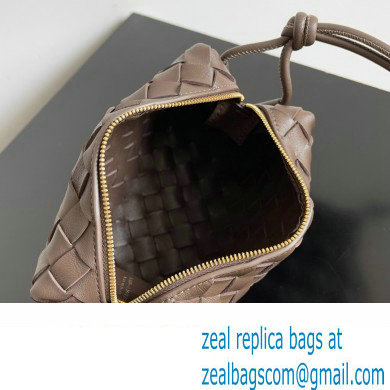 Bottega Veneta Mini Loop Camera Intrecciato leather cross-body Bag FONDANT 2024 - Click Image to Close