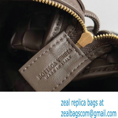 Bottega Veneta Mini Loop Camera Intrecciato leather cross-body Bag FONDANT 2024