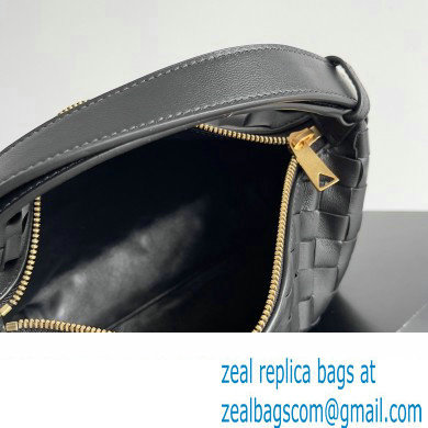 Bottega Veneta Mini Wallace Intrecciato leather shoulder bag Black 2023 - Click Image to Close