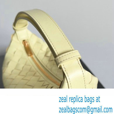 Bottega Veneta Mini Wallace Intrecciato leather shoulder bag CAMOMILE 2023 - Click Image to Close