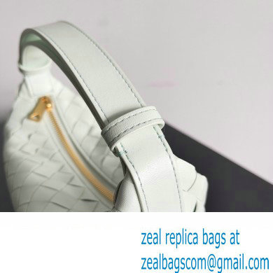 Bottega Veneta Mini Wallace Intrecciato leather shoulder bag Pale Green 2023