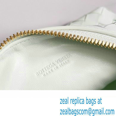 Bottega Veneta Mini Wallace Intrecciato leather shoulder bag Pale Green 2023