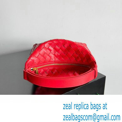 Bottega Veneta Mini Wallace Intrecciato leather shoulder bag Red 2023