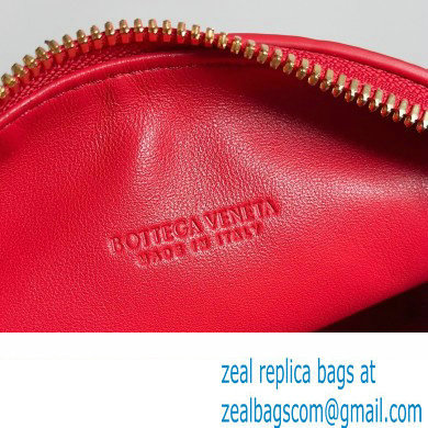 Bottega Veneta Mini Wallace Intrecciato leather shoulder bag Red 2023 - Click Image to Close